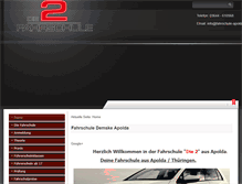 Tablet Screenshot of fahrschule-apolda.de